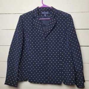 Preston and York - Navy Polka Dot Blazer - Size 14